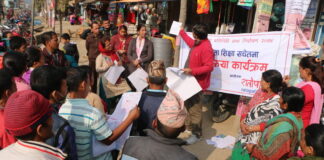 मतदाता शिक्षा कार्यक्रम ६७४३ वटा वडामा सञ्चालन हुँदै