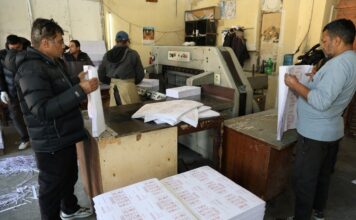 प्रतिनिधिसभा निर्वाचन : १३३ निर्वाचन क्षेत्रको मतपत्र छपाइ सम्पन्न