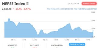 नेप्सेमा दोहोरो अङ्कको गिरावट