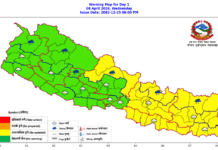 सातै प्रदेशमा वर्षा, बिहीबारसम्म प्रभाव रहने