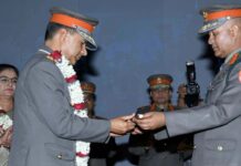 सशस्त्र प्रहरी महानिरीक्षक अर्यालको बिदाइ